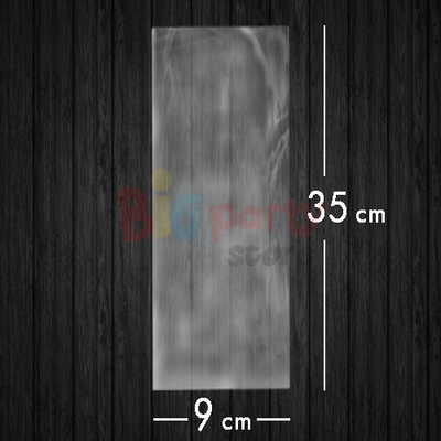 Jelatin Poşet Şeffaf Torba 9x35 Cm - 
