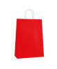 Kağıt Çanta Büklüm Sap 26x32x12 Cm Kırmızı 25 Parça - 1