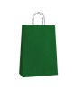 Kağıt Çanta Büklüm Sap 26 x 32 x 12 Cm Koyu Yeşil 25 Parça - 1