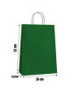 Kağıt Çanta Büklüm Sap 26 x 32 x 12 Cm Koyu Yeşil 25 Parça - 2