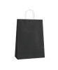 Kağıt Çanta Büklüm Sap 26x32x12 Cm Siyah 25'li - 1