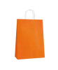Kağıt Çanta Büklüm Sap 26x32x12 Cm Turuncu 25'li - 1