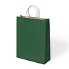 Kağıt Çanta Büklüm Sap 31x42x12 Cm Koyu Yeşil 10'lu - 1