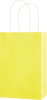Kağıt Çanta Mini Boy 12x15x6 Cm 25 Parça Makaron Sarı - 2