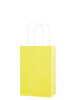 Kağıt Çanta Mini Boy 16x21x8 Cm 25 Parça Makaron Sarı - 1