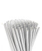 Kağıt Pipet Parlak Gümüş 24 Parça - 1