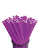 Kağıt Pipet Parlak Mor 24 Parça - 1