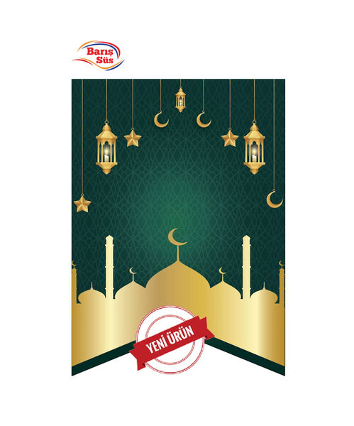 Kağıt Banner Sıralı Kırlangıç Model Ramazan Temalı - 4