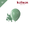 Lateks Retro Balon 5 inç 100 Parça Okaliptus (Eucalyptus) - 1
