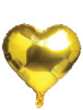 Folyo Balon Kalp 40 Cm (18inç) Gold - 1