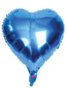 Folyo Balon Kalp 40 Cm (18inç) Mavi - 1