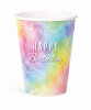 Karton Bardak Makaron Happy Birthday 8 Parça - 1