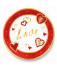 Karton Tabak Love 23 Cm 8 Parça - 1