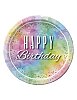 Karton Tabak Makaron Happy Birthday 23 Cm 8 Parça - 1