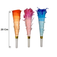 Yılanlı Düdük Vuvuzela Uzun Makaron Püsküllü 3 Parça - 2