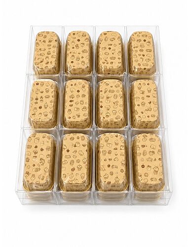 Kek Kapsülü Kraft Baskılı Laminasyonlu Dikdörtgen 8*4*4cm 20'li - 2