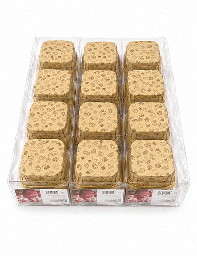 Kek Kapsülü Kraft Baskılı Laminasyonlu Kare 6*6*4 cm 20'li - 3