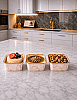 Kek Kapsülü Mermer Desen Laminasyonlu Kare 6*6*4 cm 20'li Pembe - 2