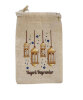 Kese Ramazan Baskılı Keten 10*15 CM Tekli - 4