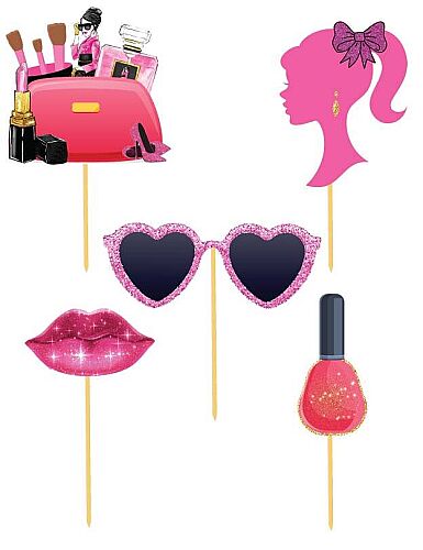 Konuşma Balonu Pink Stars Temalı 5 Parça - 2
