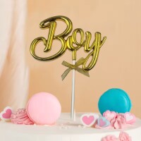 Krom Renk Pasta Üstü Çubuklu Süs Boy Altın - 2
