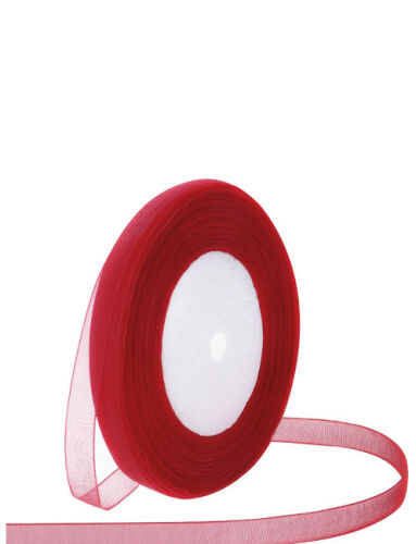 Kurdele Organze 1 Cm 22 Metre Kırmızı - 