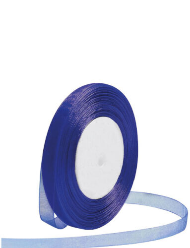 Kurdele Organze 1 Cm 22 Metre Lacivert - 