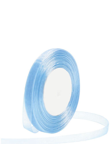 Kurdele Organze 1 Cm 22 Metre Mavi - 