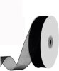 Kurdele Organze 2 Cm 22 Metre Siyah - 1