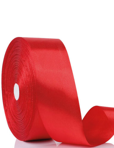 Kurdele Saten 6 cm 10 metre Kırmızı - 