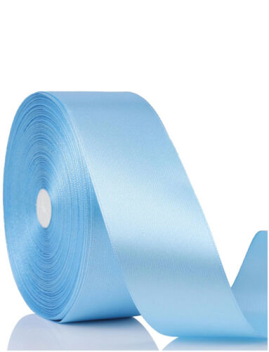 Kurdele Saten 6 cm 10 metre Mavi - 