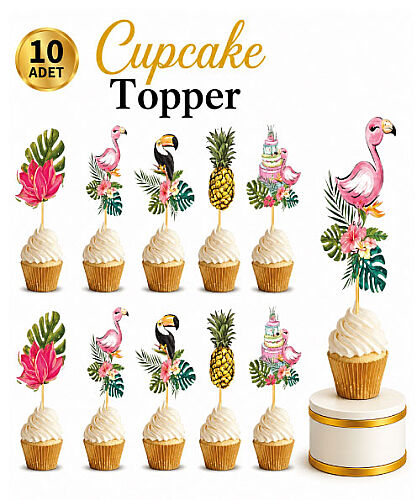Kürdan Flamingo 10 Parça - 