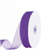 Kurdele Organze 2 Cm 22 Metre Mor - 1