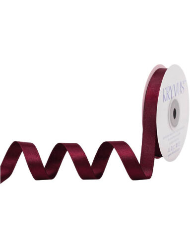 Kurdele Saten 1 Cm 10 Metre Bordo - 