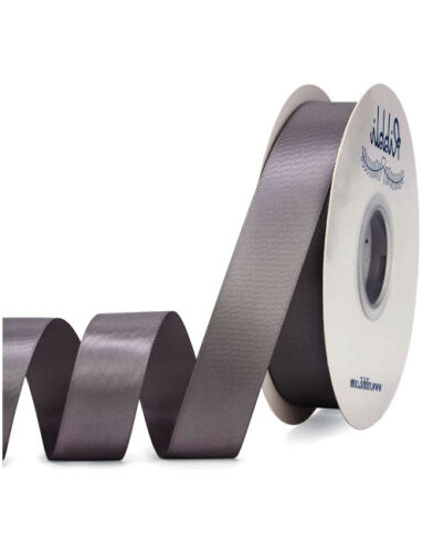 Kurdele Saten 2 Cm 10 Metre Koyu Gümüş - 