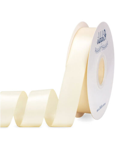 Kurdele Saten 2 Cm 10 Metre Krem - 