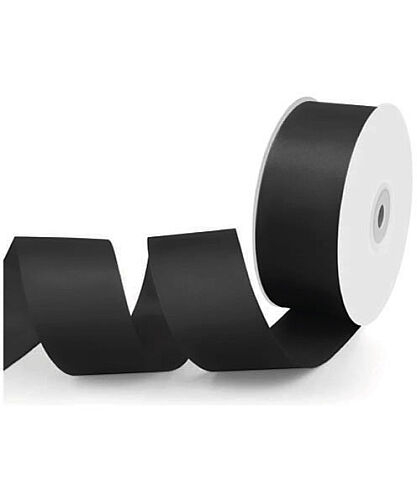 Kurdele Saten 2.5 Cm 32 Metre Siyah - 