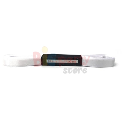 Kurdele Saten 1 Cm 10 Metre Beyaz - 2