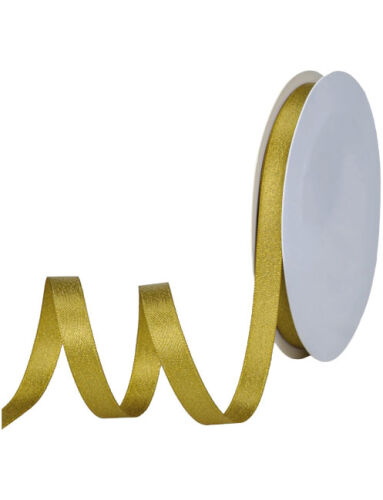Kurdele Saten 1 Cm 10 Metre Simli Gold - 