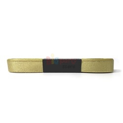 Kurdele Saten 1 Cm 10 Metre Simli Gold - 2