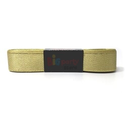 Kurdele Saten 2 Cm 10 Metre Simli Gold - 2