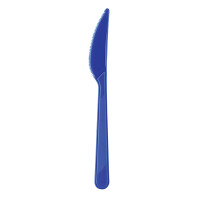 Plastik Bıçak Lacivert / 25 Parça - 1