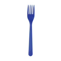 Plastik Çatal Lacivert / 25 Parça - 1