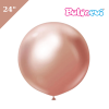 Lateks Krom Balon 24 inç Rose Gold - 1
