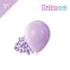 Lateks Pastel Balon 5 inç 100 Parça Lila - 1