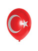 Lateks Baskılı Balon Ay Yıldız 100 Parça 10 İnç Globos - 1