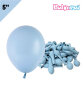 Lateks Pastel Balon 5 inç 100 Parça Duman Mavisi - 1
