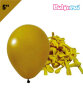 Lateks Pastel Balon 5 inç 100 Parça Hardal - 1