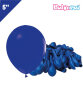 Lateks Pastel Balon 5 inç 100 Parça Lacivert - 1