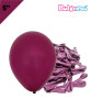 Lateks Pastel Balon 5 inç 100 Parça Mürdüm - 1